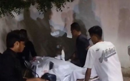 पत्नी से झगड़े में पति का गला कटा, मौत:पत्नी और देवर गंभीर घायल, दोनों का हॉस्पिटल में इलाज जारी