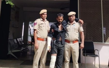 चाकू मारकर लूट करने वाला आरोपी गिरफ्तार:मोटरसाइकिल, मोबाइल और पैसे लूटे थे, पहले से कई मामलों में था फरार