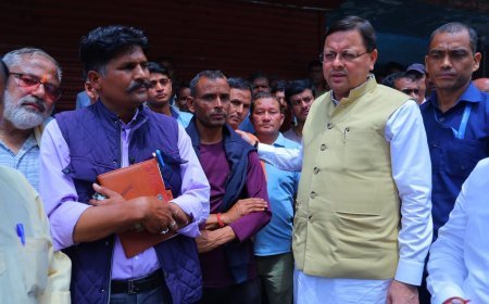 आपदा की घड़ी में नेतृत्व का संकल्प: ग्राउंड जीरो पर डटे मुख्यमंत्री धामी*