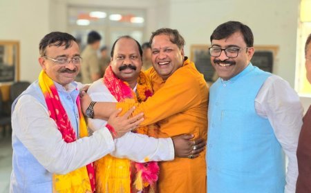 अजय मौर्या का निर्विरोध निर्वाचन ऐतिहासिक उपलब्धि: विकास शर्मा