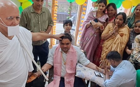 आयंबिल तपस्या के बाद जतिन जैन की मेहंदी रस्म:समालखा में कल सुबह निकलेगी शोभायात्रा, उपेंद्र मुनि कराएंगे पारणा