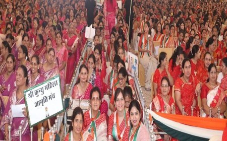 पुलक सागर - मां बच्चों की पहली संस्कार पाठशाला होती:उदयपुर में 'माता तू निर्माता' महिला सम्मेलन, मुनि बोले संस्कारों को जीवित रखने का प्रयास करो