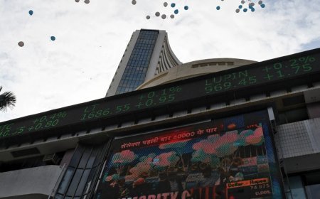 सेंसेक्स की शीर्ष 10 कंपनियों में से पांच का बाजार पूंजीकरण 60,675.94 करोड़ रुपये बढ़ा