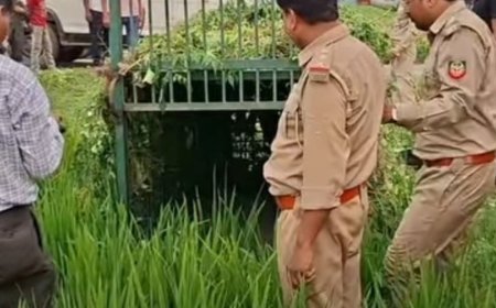 गोंडा में ड्रोन से तेंदुए की तलाश जारी:वन विभाग 8 दिनों से चला रहा सर्च अभियान, ग्रामीणों में भय