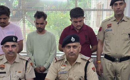 गुरुग्राम में बैंक कर्मी समेत 3 आरोपी गिरफ्तार:मनी लॉन्ड्रिंग केस की धमकी, कई खातों में 21.30 लाख ट्रांसफर करवाए