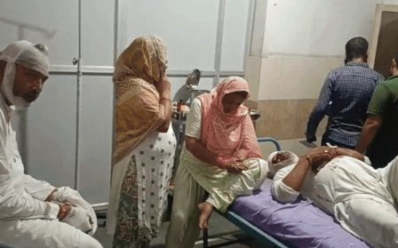 सोनीपत में दो गुटों में खूनी जंग, महिला की मौत:प्लॉट को लेकर हुआ झगड़ा; दोनों तरफ से लाठी-डंडे चले, 10 घायल