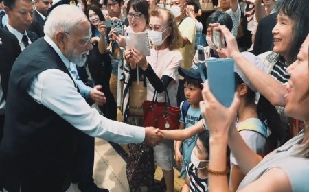 Japan में मोदी को मिला नया नाम, देखते ही लोग चिल्लाने लगा 'सान' आपका स्वागत है