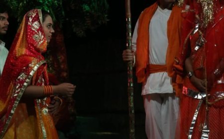 लाछी ने उतारी अपने बंधनों की केंचुली:विजयदान देथा की कहानी पर आधारित नाटक का रवीन्द्र मंच पर मंचन, अभिषेक झांकल ने किया निर्देशन