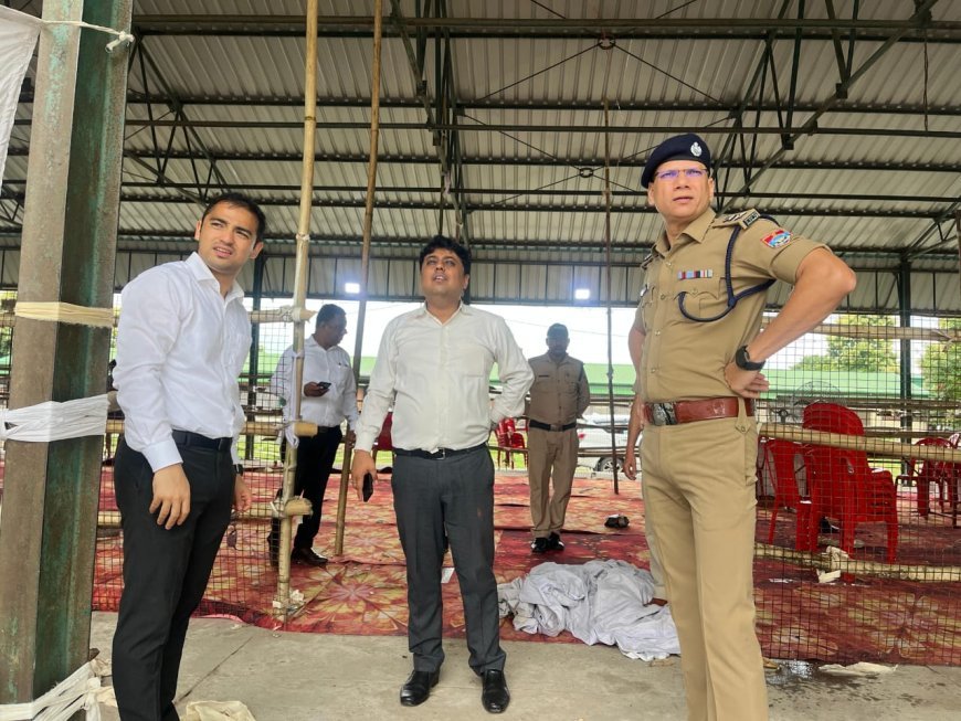 जिला निर्वाचन अधिकारी एवं वरिष्ठ पुलिस अधीक्षक ने किया खटीमा एवं सितारगंज मतगणना स्थलों का निरिक्षण*