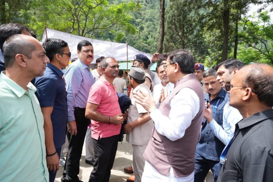 मुख्यमंत्री श्री पुष्कर सिंह धामी की निगरानी और निर्देशन में आपदा प्रभावित धराली क्षेत्र में राहत और बचाव अभियान युद्धस्तर पर जारी है।