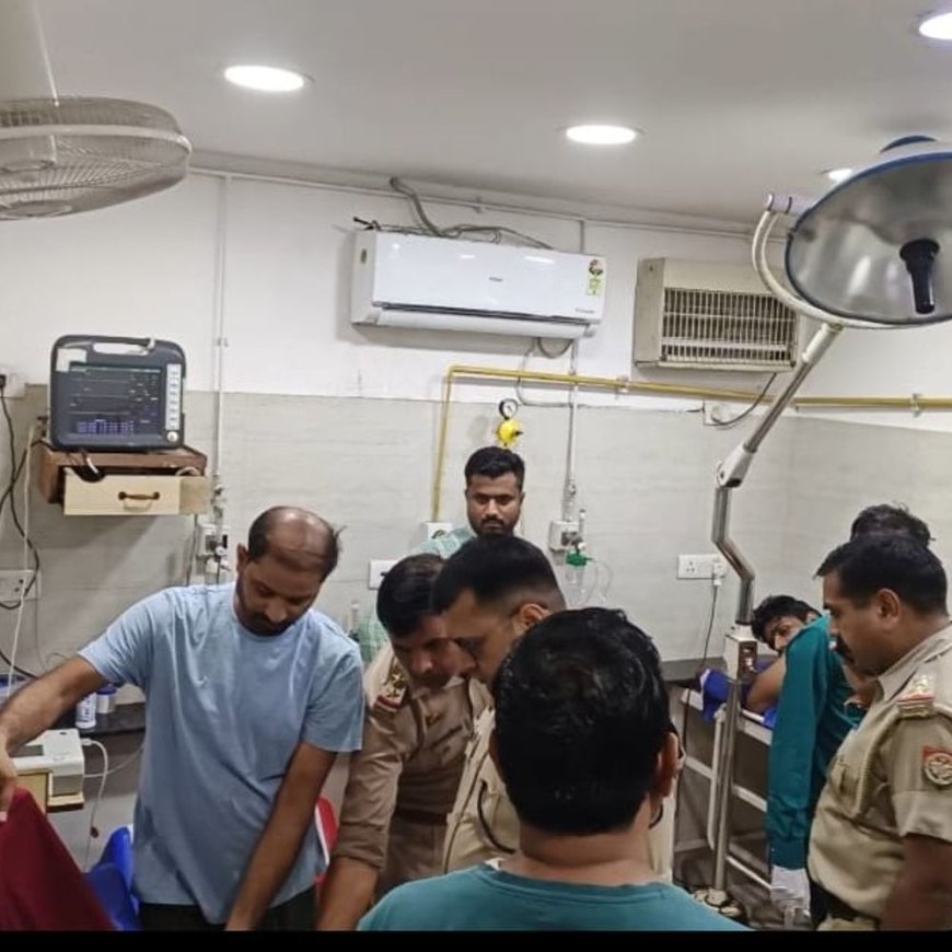 हापुड़ में हिस्ट्रीशीटर को गोली मारी:दो बदमाशों ने की फायरिंग, अस्पताल में भर्ती