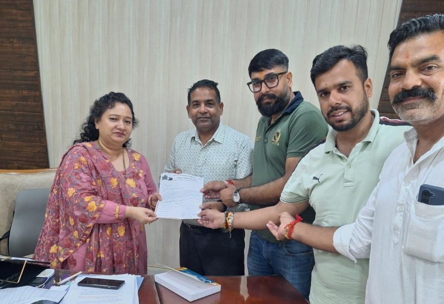 रुद्रपुर , व्यापार मंडल ने ठेकेदारों को त्रैमासिक नोड्यूल्स उपलब्ध कराने के लिए ज्ञापन प्रेषित किया