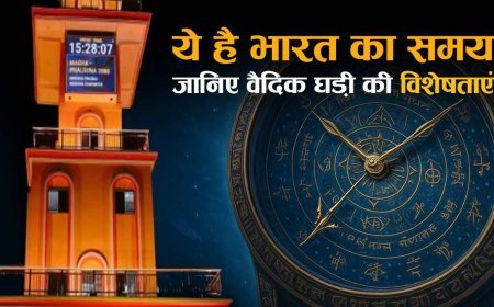 world first vedic clock: दुनिया की पहली वैदिक घड़ी का हुआ शुभारंभ जानिए विशेषताएं, कैसे है ग्रीनविच टाइम से अलग