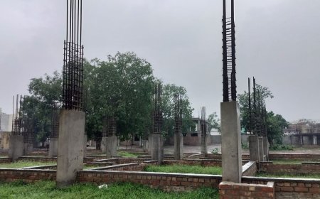 टोहाना में पंचायत भवन का निर्माण अधूरा छोड़ा:ठेकेदार पर 1.40 करोड़ का जुर्माना, कंपनी को ब्लैकलिस्ट करने की तैयारी