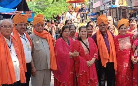 सिंधी समाज का सामूहिक विवाह समारोह:11 जोड़ों ने लिए सनातन और सिंधी रीति-रिवाज से फेरे