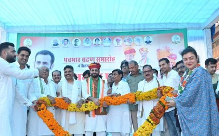 अमीन पठान बोले- सरकार कर रही खेलों की उपेक्षा:खिलाड़ियों और खेलों के लिए सड़कों पर लड़ाई लड़ेंगे; कांग्रेस अल्पसंख्यक विभाग में प्रदेशाध्यक्ष का पदभार संभाला