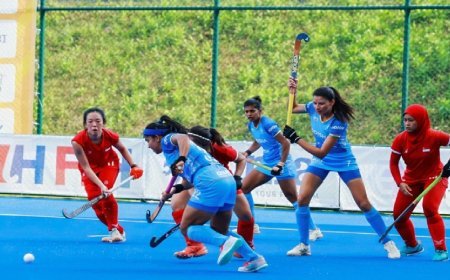 एशिया कप हॉकी में भारतीय महिलाओं का दबदबा, सिंगापुर को 12-0 से रौंदा