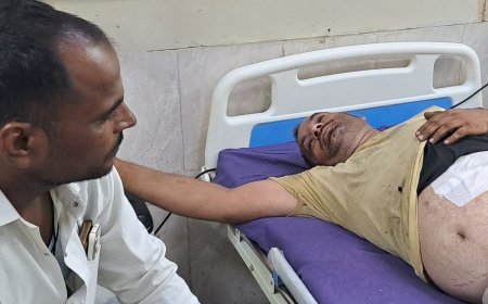 समालखा में व्यक्ति पर चाकू से हमला:स्कूल से बच्चों को लेकर लौट रहा था, बाइक सवारों ने की वारदात