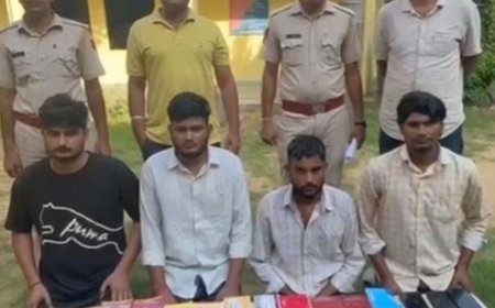 साइबर फ्रॉड के लिए अकाउंट उपलब्ध करवाते थे,4 गिरफ्तार:लोगों से कमीशन के बदले लेते अकाउंट,अकाउंट्स से 1 करोड़ रुपए से ज्यादा के हो चुके लेनदेन