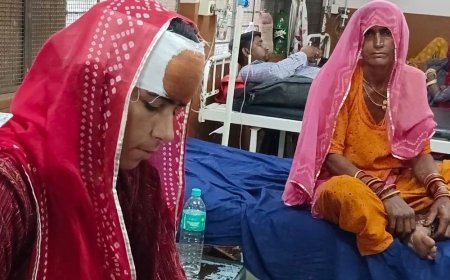 नागौर के रोल में 2 महिलाओं के साथ मारपीट:ससुर और जेठ के खिलाफ मामला दर्ज, घायल महिलाएं जिला अस्पताल में भर्ती