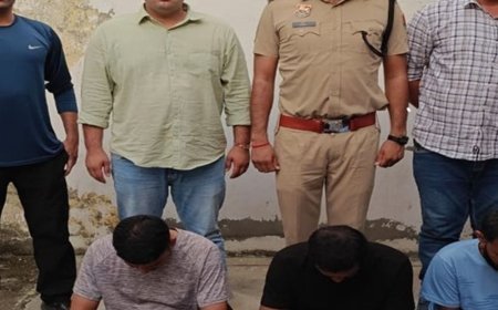 रोहतक में डेढ़ करोड़ की धोखाधड़ी मामले में 3 काबू:शेयर ट्रेडिंग के नाम पर दिया वारदात को अंजाम, जेल से लाई पुलिस