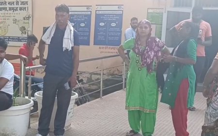 गुरुग्राम में प्रसव के दौरान नवजात की मौत, VIDEO:11 साल बाद मिलने वाली खुशी छिनी; परिजनों का हंगामा, डॉक्टर्स पर आरोप