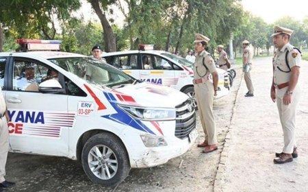सोनीपत पुलिस लाइन में जनरल परेड:DCP बोलीं- जवान मानसिक-शारीरिक तौर पर रहें तत्पर; दंगा रोधी उपकरणों की जांची तैयारी