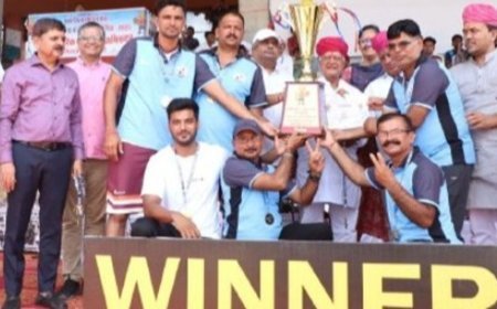 पाली में वॉलीबॉल में उदयपुर, बास्केटबॉल में बाड़मेर बना विनर:बाली विधायक बोले- खेल में हार-जीत होती रहती है, हार भी हमें प्रेरणा देती है कि अगली बार बेहतर मेहनत करनी है