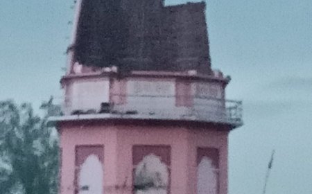 यमुनानगर में शिव मंदिर पर गिरी आसमानी बिजली:धमाके के साथ गुंबद पूरी तरह ध्वस्त, जान का नुकसान नहीं