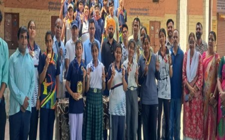 जिलास्तरीय तीरंदाजी प्रतियोगिता में मयंक और एकता रहे प्रथम:अंडर 17 में बॉयज में भविष्य और गर्ल्स में सोनम ने हासिल की फर्स्ट रैंक