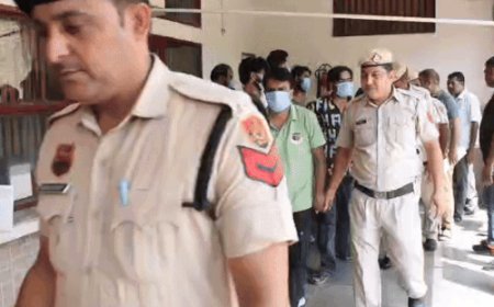 बहादुरगढ़ में फर्जी कॉल सेंटर का खुलासा:अमेरिकी लोगों से करते ठगी, 18 गिरफ्तार, दिल्ली- यूपी के रहने वाले, तकनीकी सहायता का झांसा