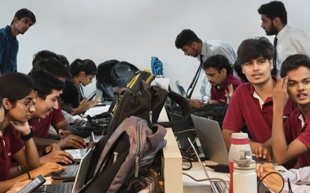 स्मार्ट इंडिया हैकाथॉन में स्टूडेंट्स ने दिखाया टैलेंट:पूर्णिमा यूनिवर्सिटी में 800 से अधिक स्टूडेंट्स की 138 टीमों ने इनोवेटिव प्रोजेक्ट्स और समाधान किए प्रस्तुत