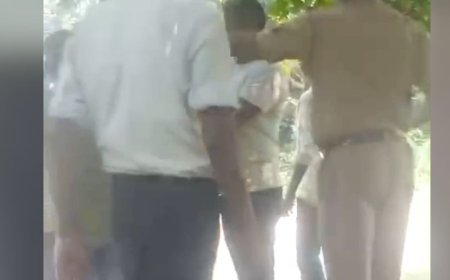 नशे में धुत युवक ने प्रधान प्रतिनिधि पर हमला किया:चंद्रिका देवी मंदिर के पास हुई घटना, पुलिस तैनात थी
