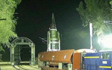 भारत में पहली बार ट्रेन से अग्नि-प्राइम मिसाइल का टेस्ट:स्पेशल ट्रेन बनाई; रूस, चीन और नॉर्थ कोरिया के बाद ऐसा करने वाला चौथा देश