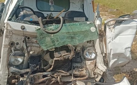 नूंह में एक्सीडेंट में दो की मौत:पिकअप की ट्रक से टक्कर, दिल्ली से राशन लेने गया था, राजस्थान का रहने वाला