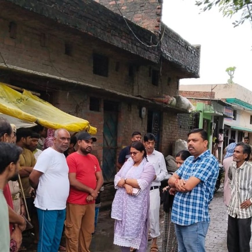 पीलीभीत में बाढ़ से ईदगाह रोड बंद:एसडीएम ने 1260 लंच पैकेट और पुलिस ने राशन किट बांटी