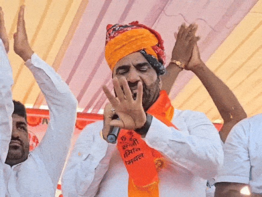 बाड़मेर में हनुमान बेनीवाल बोले-आपके मंत्री की फड़फड़ाहट मिटा दूंगा:जब दिल्ली जाता हूं, दूसरे राज्य के एमपी कहते है- राजस्थान से डिग्री दिला दोगे क्या?