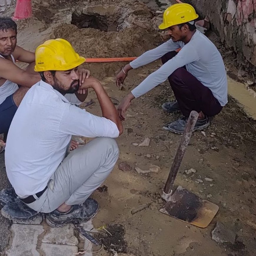 नगर निगम ने लगाया टोरंट पर 7.15 लाख का जुर्माना:रोड कटिंग करने पर की कार्रवाई, 30 सितंबर तक रोड कटिंग पर है रोक