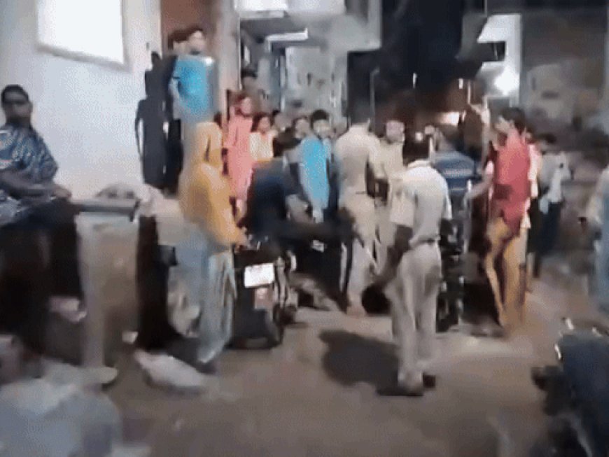 फरीदाबाद में दो पक्षों में हुई पत्थरबाजी:सड़क पर गाड़ी खड़ी करने को लेकर विवाद, दोनों तरफ के 5 लोग घायल