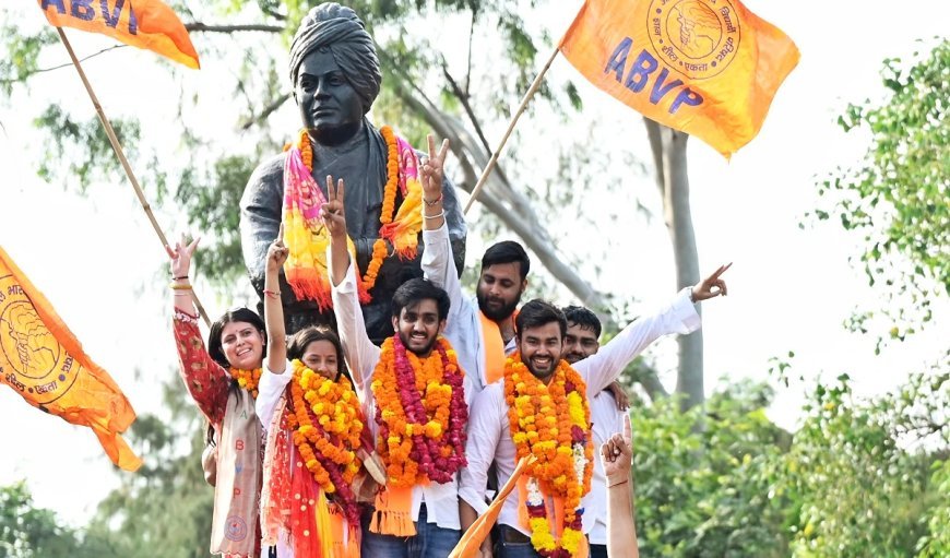 DUSU में ABVP की जीत पर बोले नवनिर्वाचित अध्यक्ष आर्यन मान- NSUI को मिला करारा जवाब