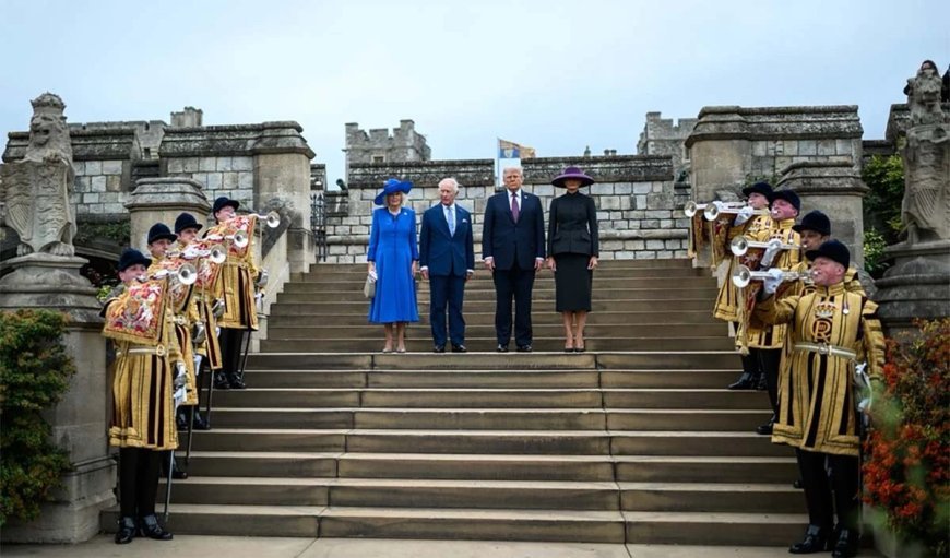 Vishwakhabram: Britain ने Donald Trump का शाही स्वागत कर उनके मन में 'विश्व सम्राट' होने की भावना और गहरी कर दी है