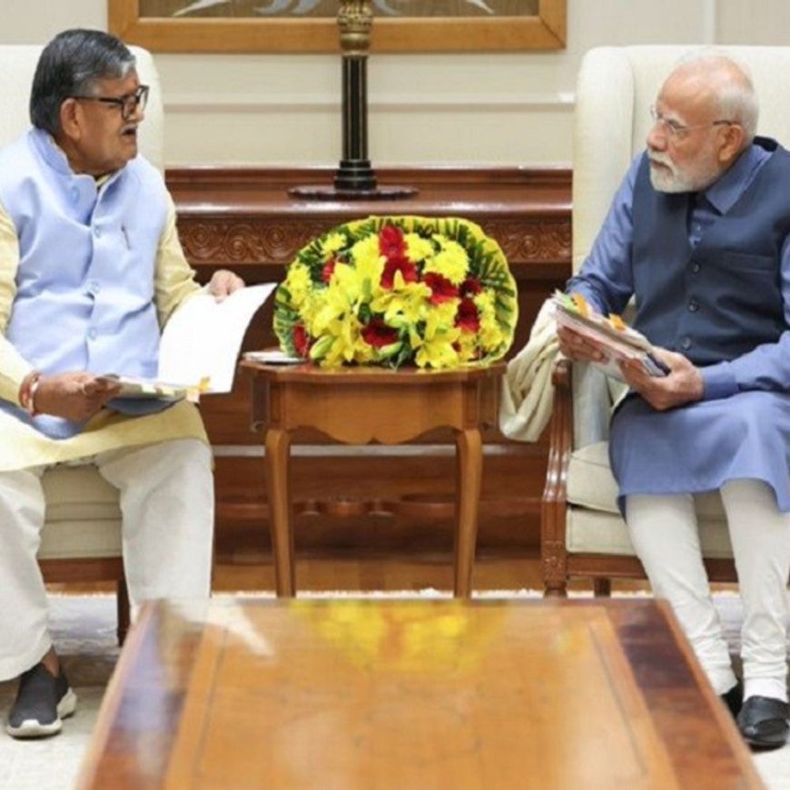 पीएम से दिल्ली में मिले पंजाब के राज्यपाल:एक महीने में दूसरी बार मुलाकात; बाढ़-सीमावर्ती सुरक्षा और गिफ्ट सिटी मॉडल पर बनी स्ट्रेटजी