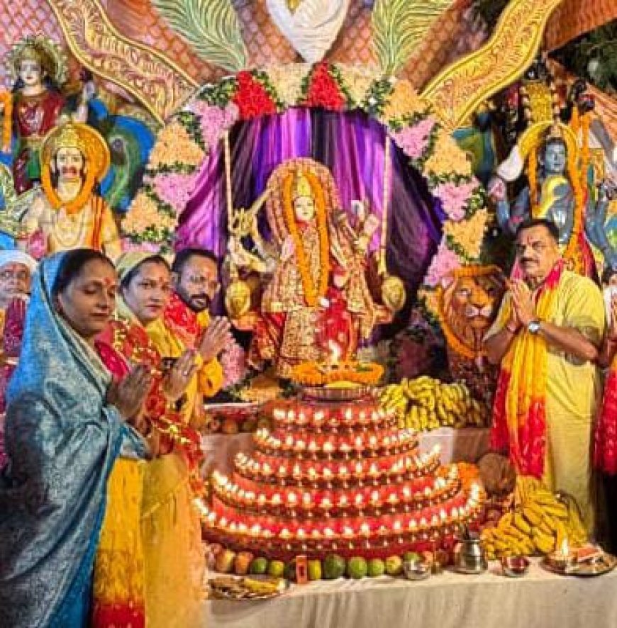 ग्राम किरतपुर स्थित साईं विहार कॉलोनी फेस-1 में आयोजित माता रानी के 12वें विशाल जागरण का भव्य आयोजन श्रद्धा और भक्ति के वातावरण में सम्पन्न हुआ