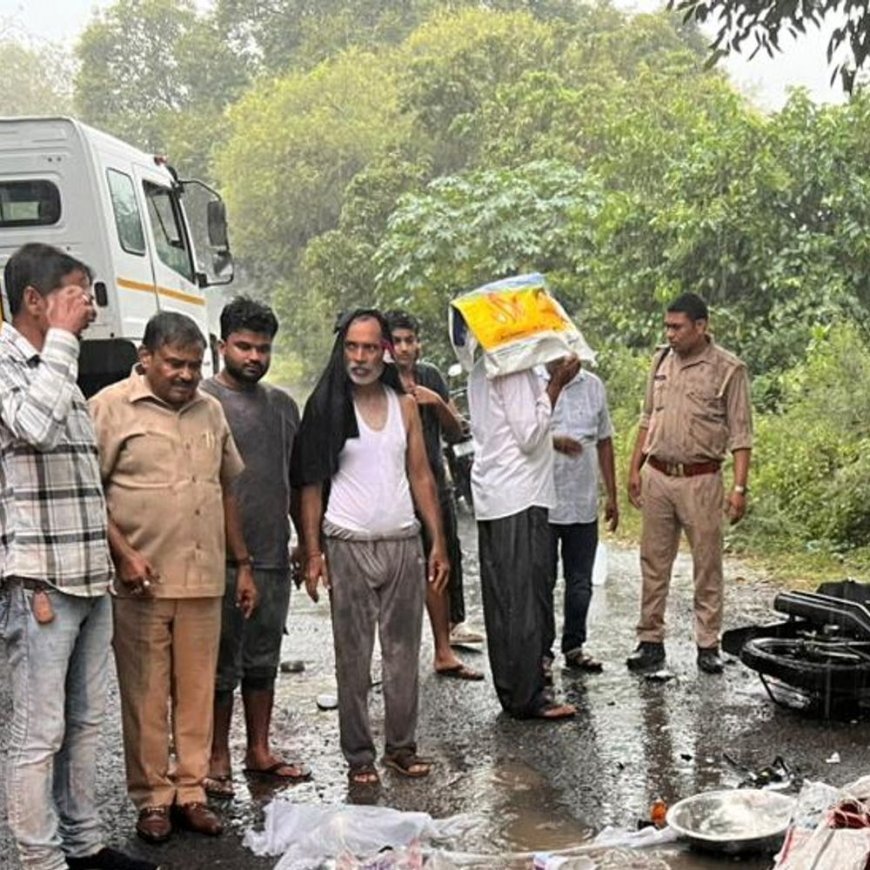 उन्नाव में सड़क हादसे में युवक की मौत:अज्ञात वाहन ने बाइक सवार को मारी टक्कर, मौके पर ही दम तोड़ा