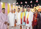 माता की चौकी में भजनों पर झूमे श्रद्धालु - महापौर विकास शर्मा का को किया गया सम्मानित