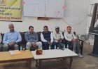 भिवानी में हसला की जिला स्तरीय बैठक:प्रदेशाध्यक्ष सिंधु बोले- ट्रांसफर के नाम पर पिछले 3 वर्षों से अध्यापकों का मानसिक शोषण कर रही सरकार