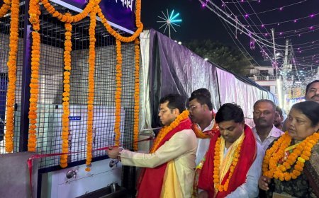 विधायक शिव अरोरा ने संजय नगर खेड़ा मे विधायकनिधि से लगे पीने के पानी के प्याऊ का फीता काटकर शुभारम्भ किया*