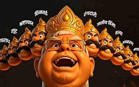 जदयू ने AI से बनाया लालू यादव रूपी रावण, वायरल हुआ वीडियो