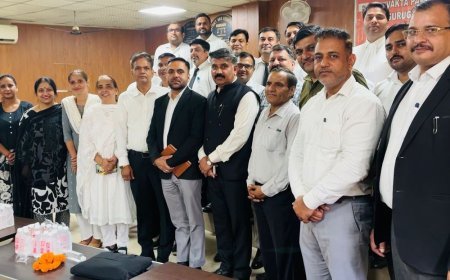 गुरुग्राम में अधिवक्ता परिषद की नई इकाई गठित:एसएस चौहान व सतीश शर्मा संरक्षक, पवन राघव अध्यक्ष व मनीष शांडिल्य महामंत्री बने