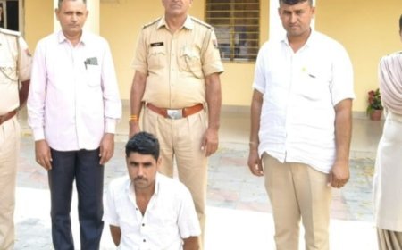 बोलेरो कैंपर से तोड़ा गेट, पति-पत्नी के साथ की मारपीट:पुलिस ने 4 दिनों में पकड़े दो आरोपी, मुख्य आरोपी के खिलाफ 9 मामले है दर्ज